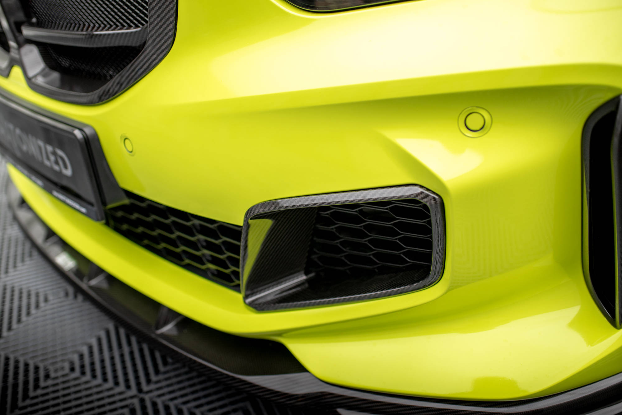Carbon Fiber Front Bumper Side Vents BMW 1 F40 M-Pack / M135i - 4