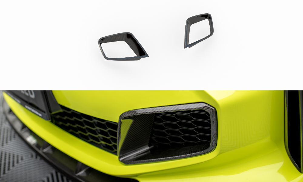 Carbon Fiber Front Bumper Side Vents BMW 1 F40 M-Pack / M135i