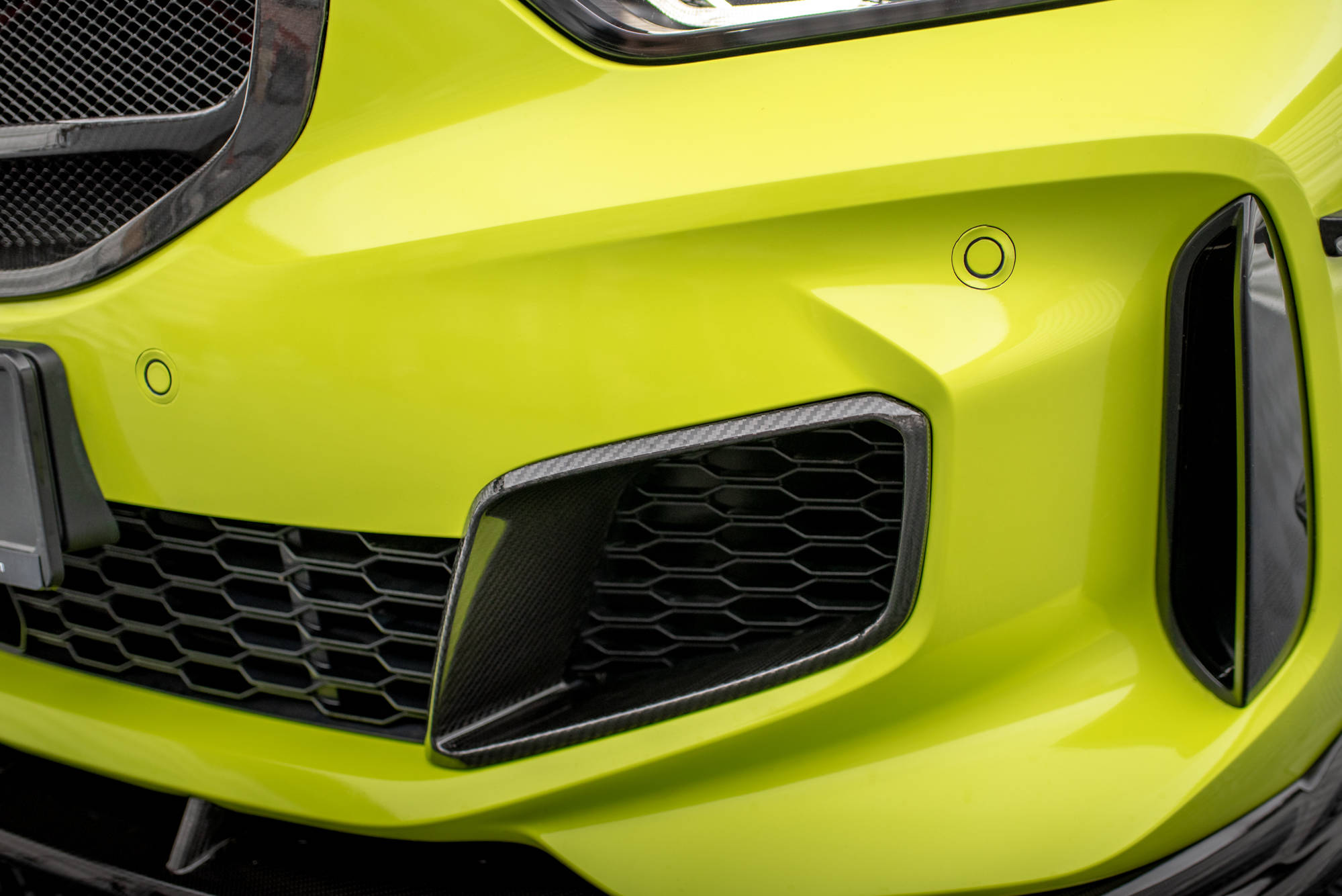Carbon Fiber Front Bumper Side Vents BMW 1 F40 M-Pack / M135i - 6