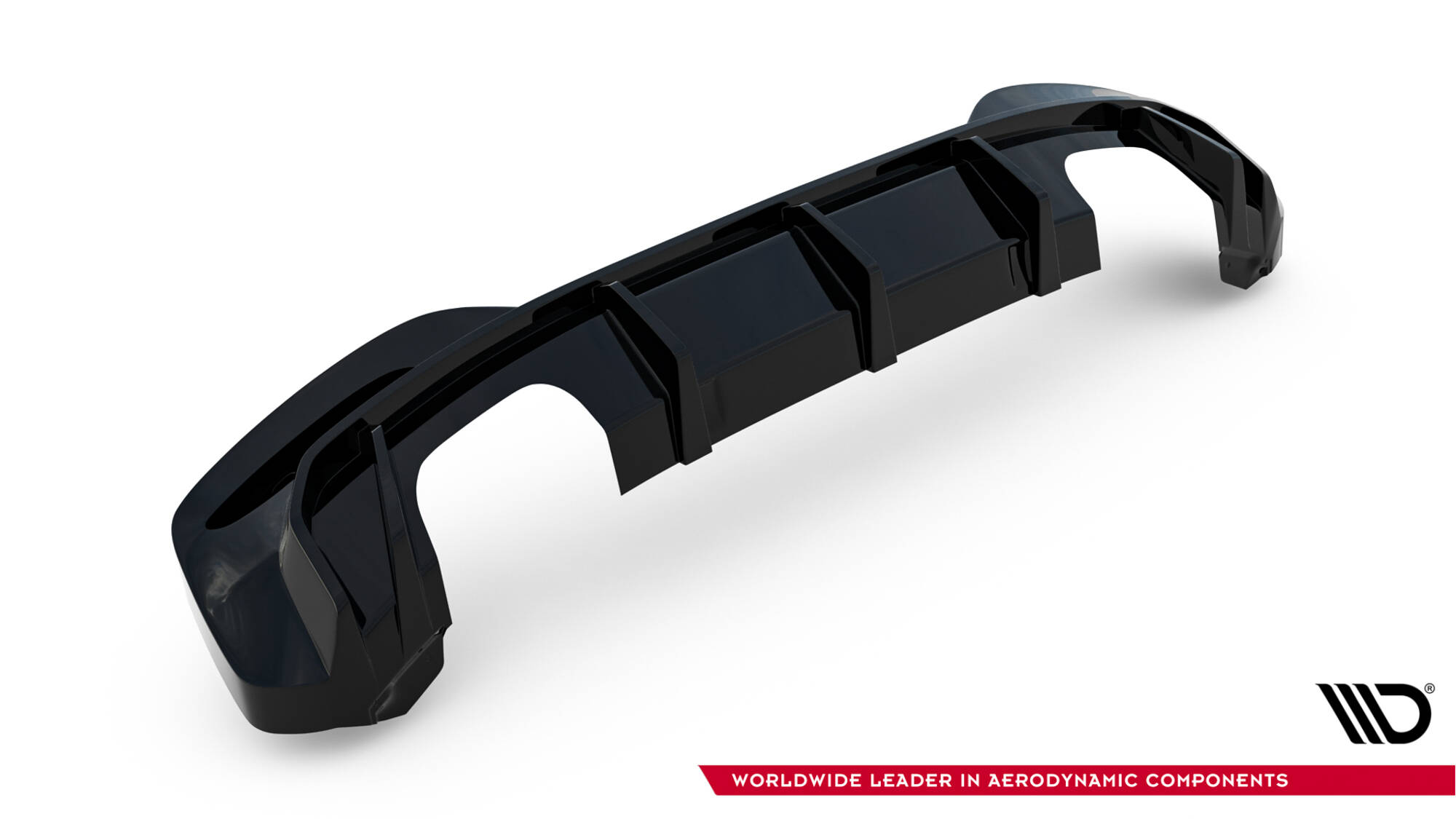 Rear Valance BMW 1 M-Pack / M140i F20 Facelift (Version with dual exhausts on both sides) - 5