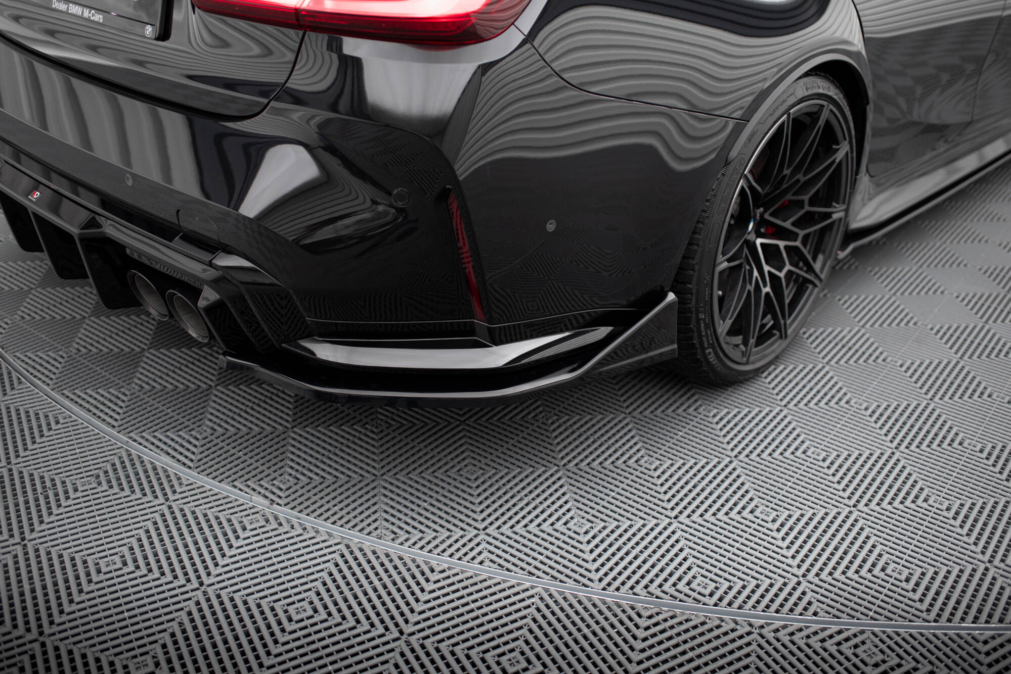Rear Side Splitters V.6 CSL Look BMW M3 G80 - 3