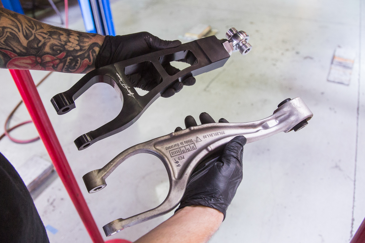 AGENCY POWER REAR ADJUSTABLE CONTROL ARMS PORSCHE 991 CARRERA AND TURBO - 4