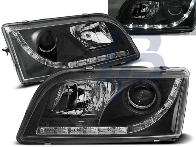 HEADLIGHTS VOLVO S40/V40 02.96-12.03 DAYLIGHT BLACK - 2
