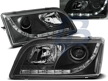 HEADLIGHTS VOLVO S40/V40 02.96-12.03 DAYLIGHT BLACK