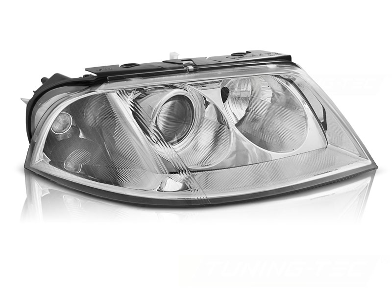 STRÅLKASTARE KROM HÖGER SIDA TYC TILL VW PASSAT 3BG B5 FL 2000-2005