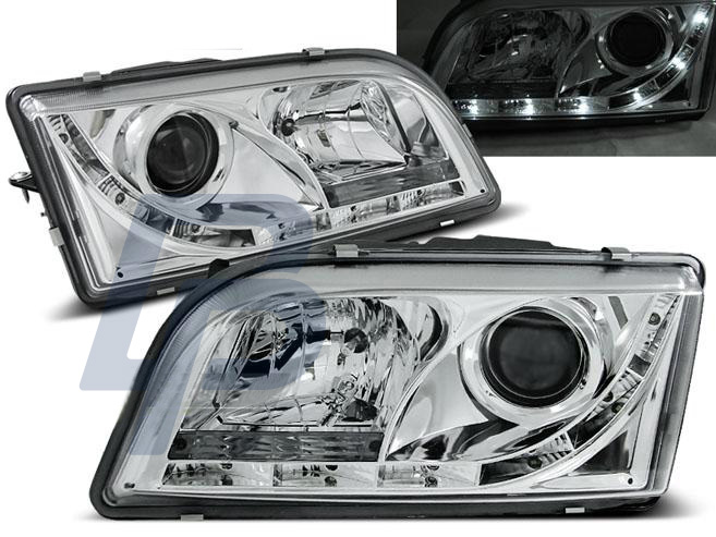 HEADLIGHTS VOLVO S40/V40 02.96-12.03 DAYLIGHT CHROME - 2