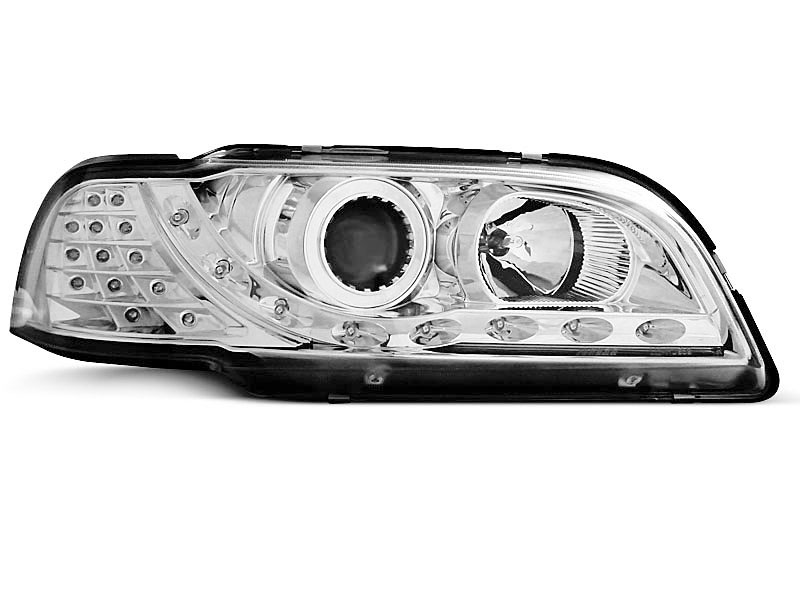 HEADLIGHTS VOLVO S40/V40 02.96-04.00 DAYLIGHT CHROME