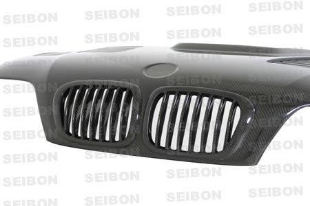 BMW E46 2D 01-05 SEIBON GTR CARBON HOOD - 2