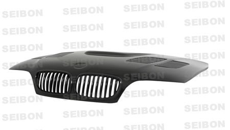 BMW E46 2D 02-05 SEIBON GTR CARBON HOOD - 2