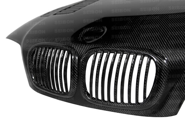 BMW E46 2D 99-02 SEIBON GTR CARBON HOOD - 3