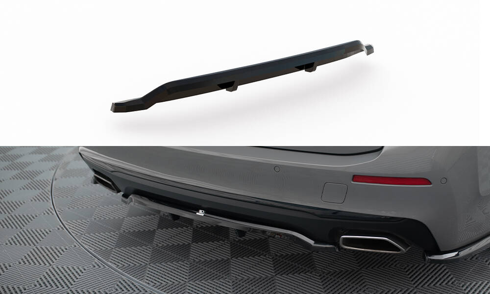 Central Rear Splitter (Vertical Bars) BMW 5 G30 / G31 Facelift