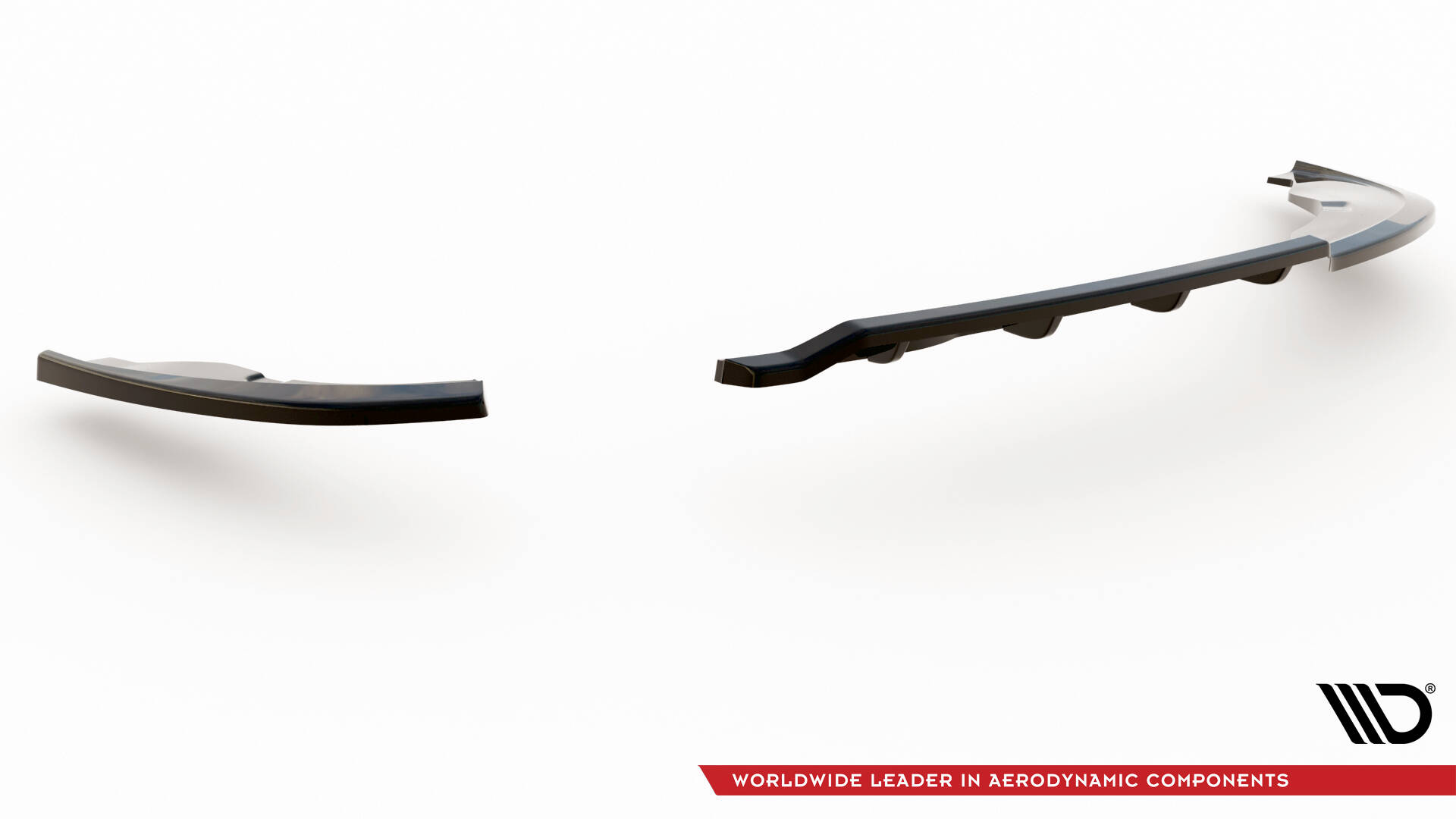 Central Rear Splitter (Vertical Bars) BMW 1 E81 Facelift - 5