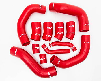 AGENCY POWER 12PC RED SILICONE BOOST HOSE KIT NISSAN GT-R R35 09-16