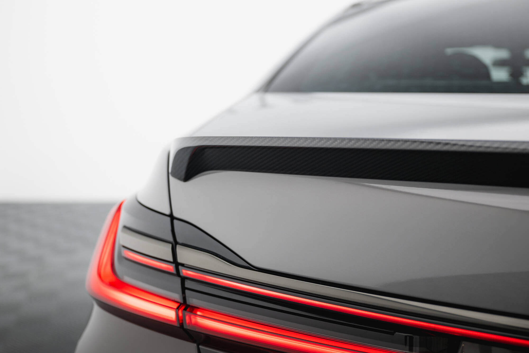 Carbon Fiber Tailgate Spoiler BMW 7 M-Pack G11 Facelift - 6