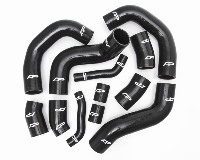 AGENCY POWER 12PC BLACK SILICONE BOOST HOSE KIT NISSAN GT-R R35 09-16