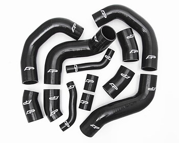 AGENCY POWER 12PC BLACK SILICONE BOOST HOSE KIT NISSAN GT-R R35 09-16