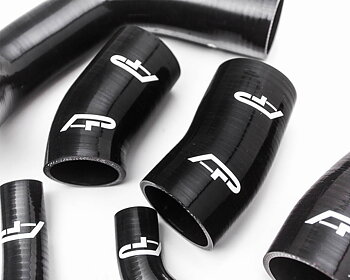 AGENCY POWER 12PC BLACK SILICONE BOOST HOSE KIT NISSAN GT-R R35 09-16