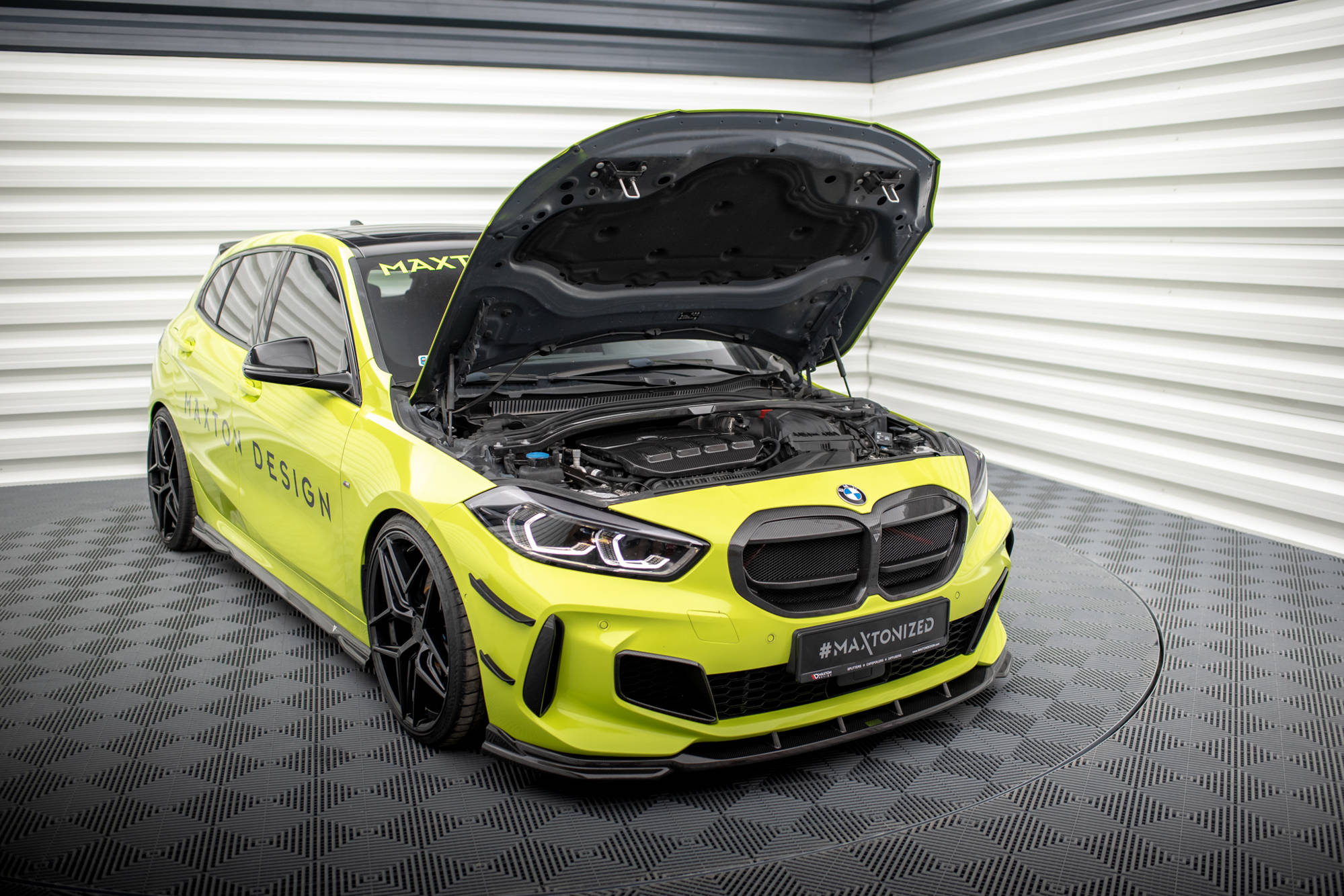 Carbon Fiber Strut Bar Cover BMW 1 F40 M135i - 2