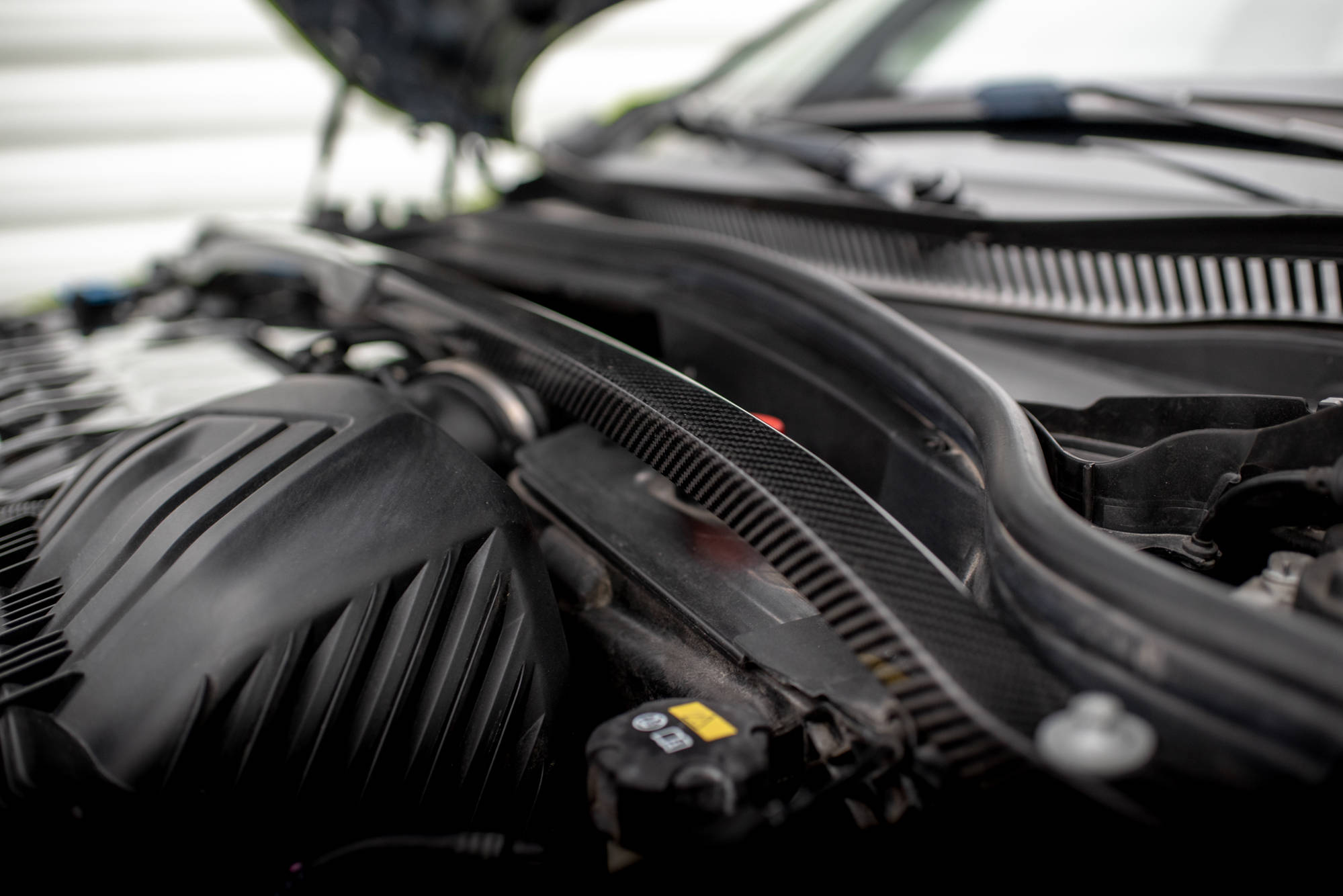 Carbon Fiber Strut Bar Cover BMW 1 F40 M135i - 5