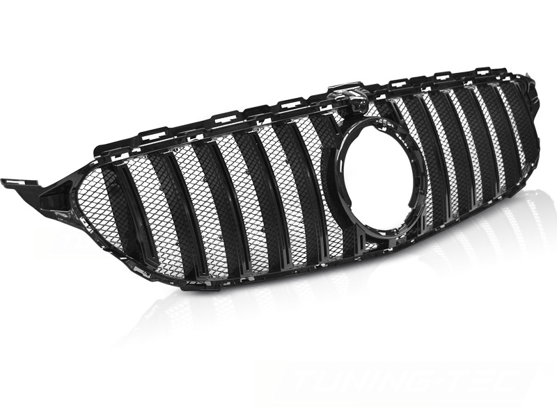 GRILL SPORT BLANK SVART TILL MERCEDES W205 2018-