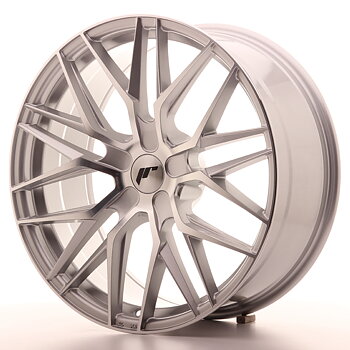 JAPAN RACING JR28 20X8,5 ET20-40 5H BLANK SILVER M