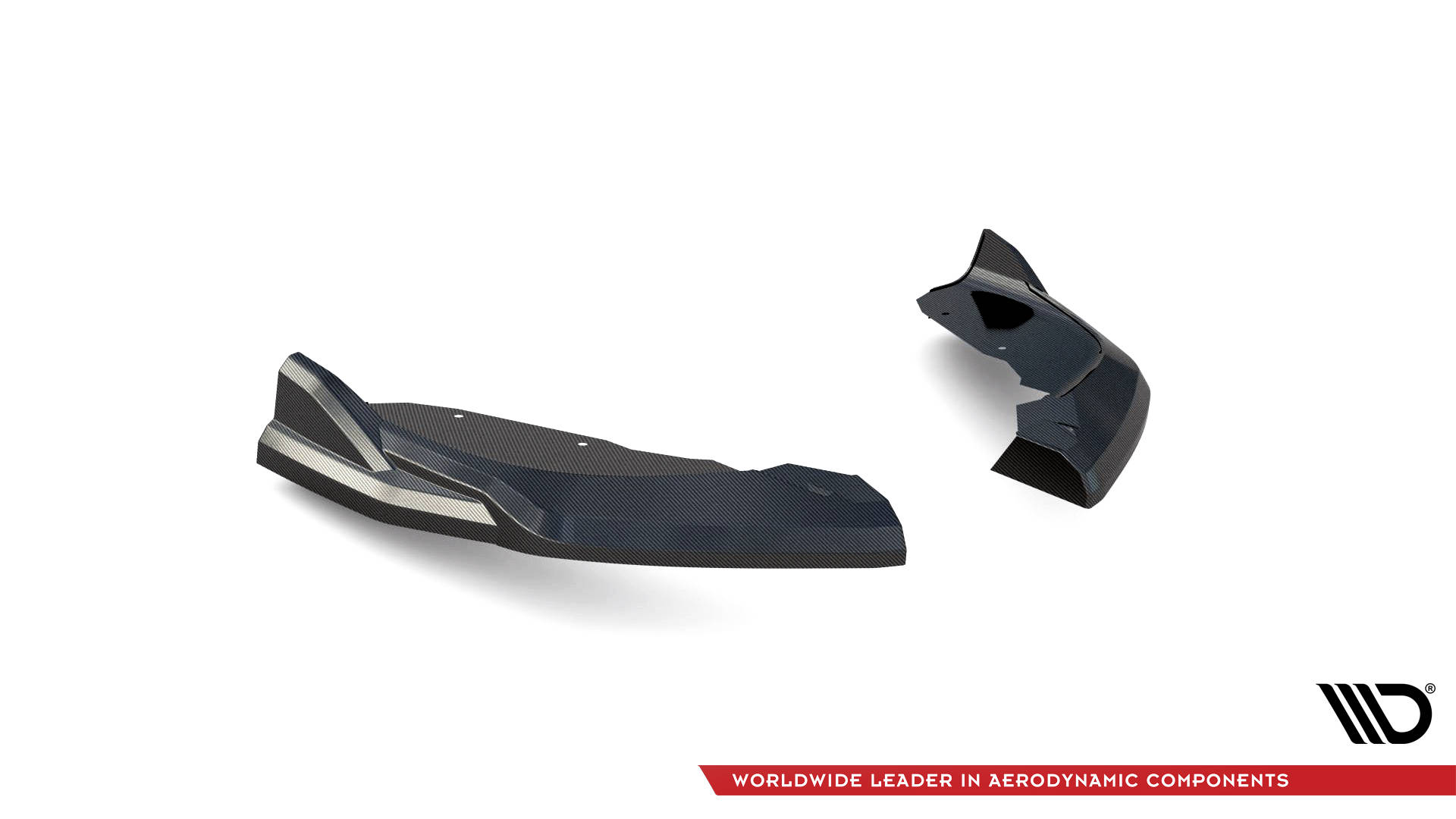 Carbon Fiber Rear Side Splitters BMW 1 F40 M-Pack / M135i - 5