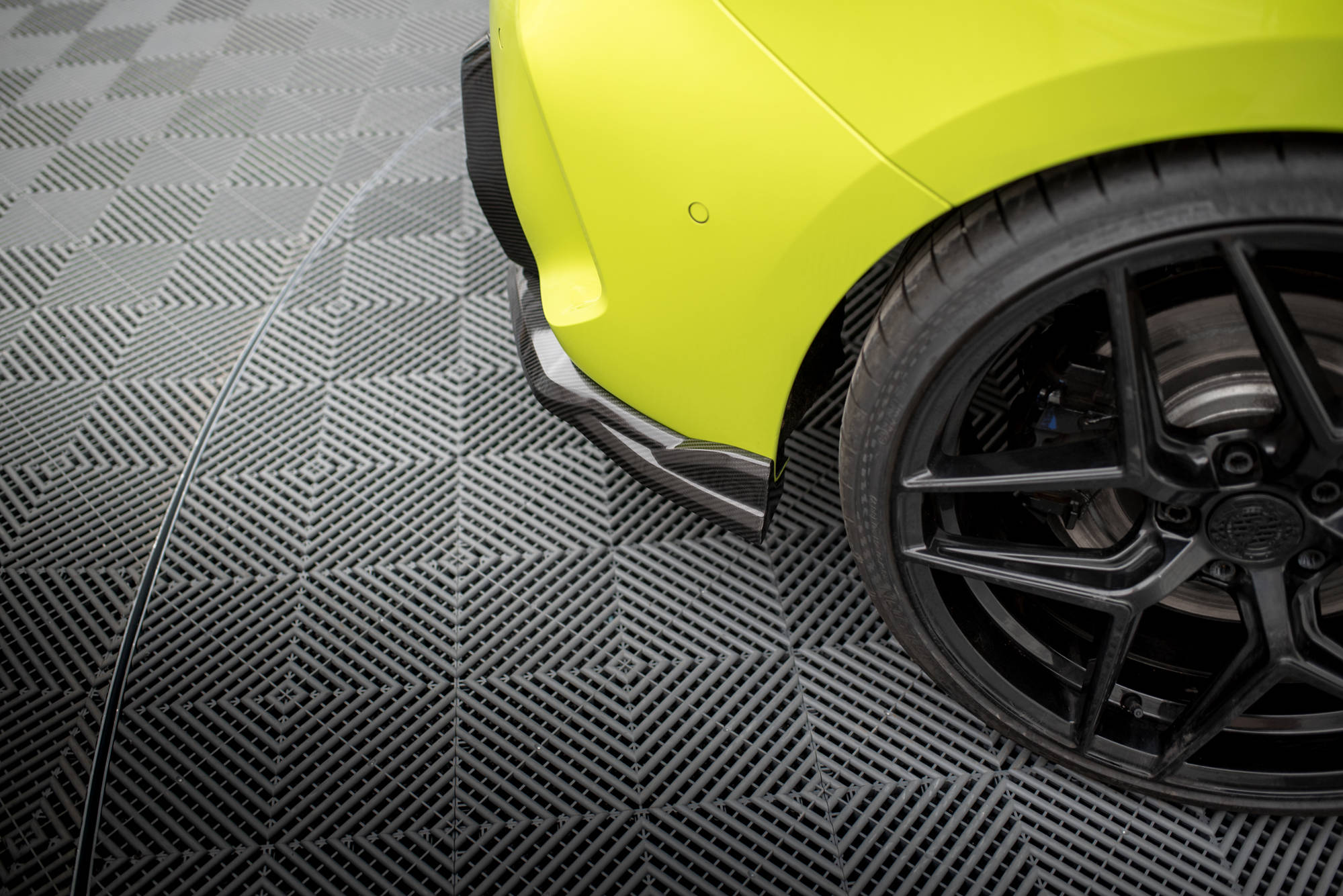 Carbon Fiber Rear Side Splitters BMW 1 F40 M-Pack / M135i - 4