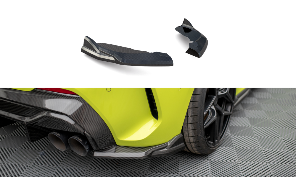 Carbon Fiber Rear Side Splitters BMW 1 F40 M-Pack / M135i