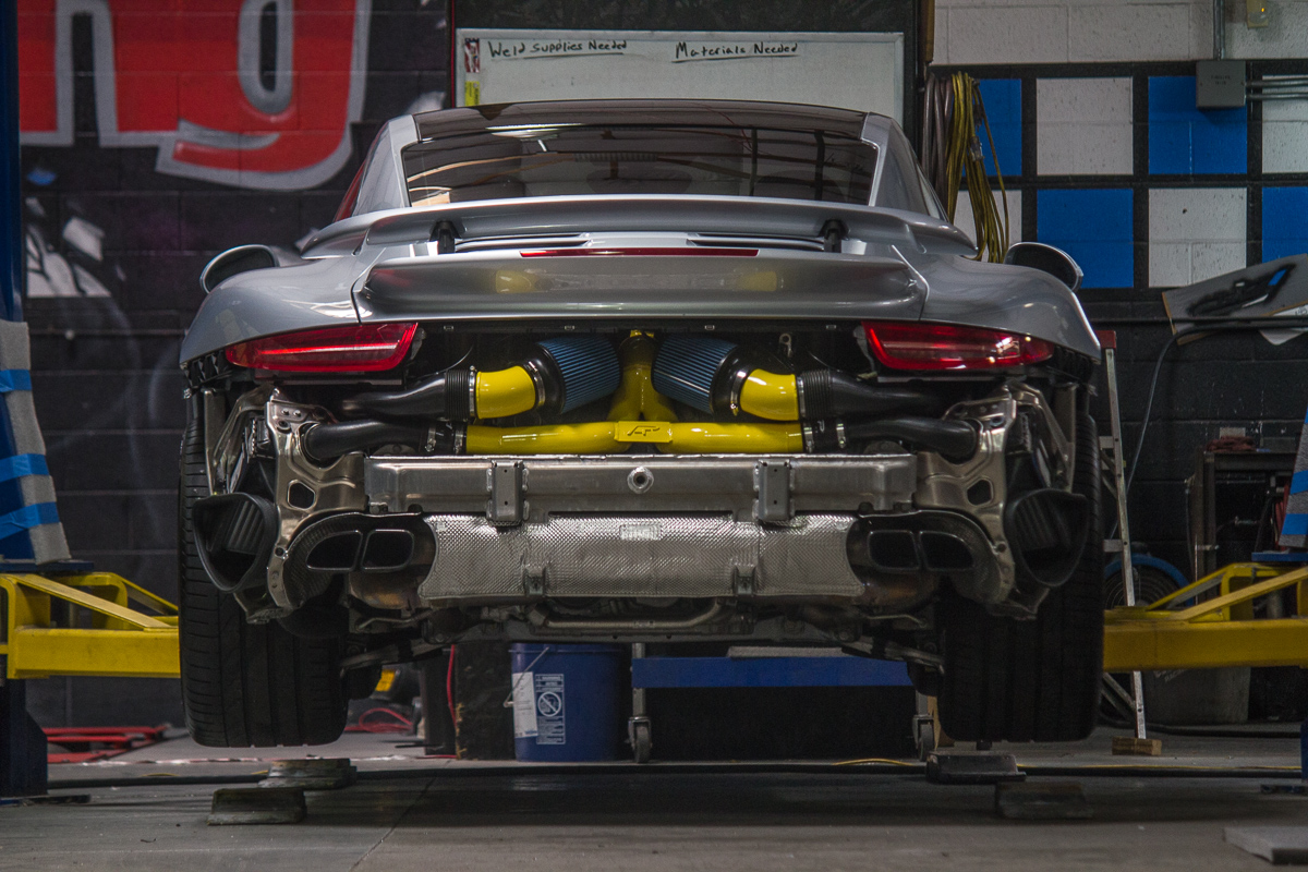 AGENCY POWER HIGH FLOW Y-PIPE PORSCHE 991 TURBO | TURBO S 14-15 - 4