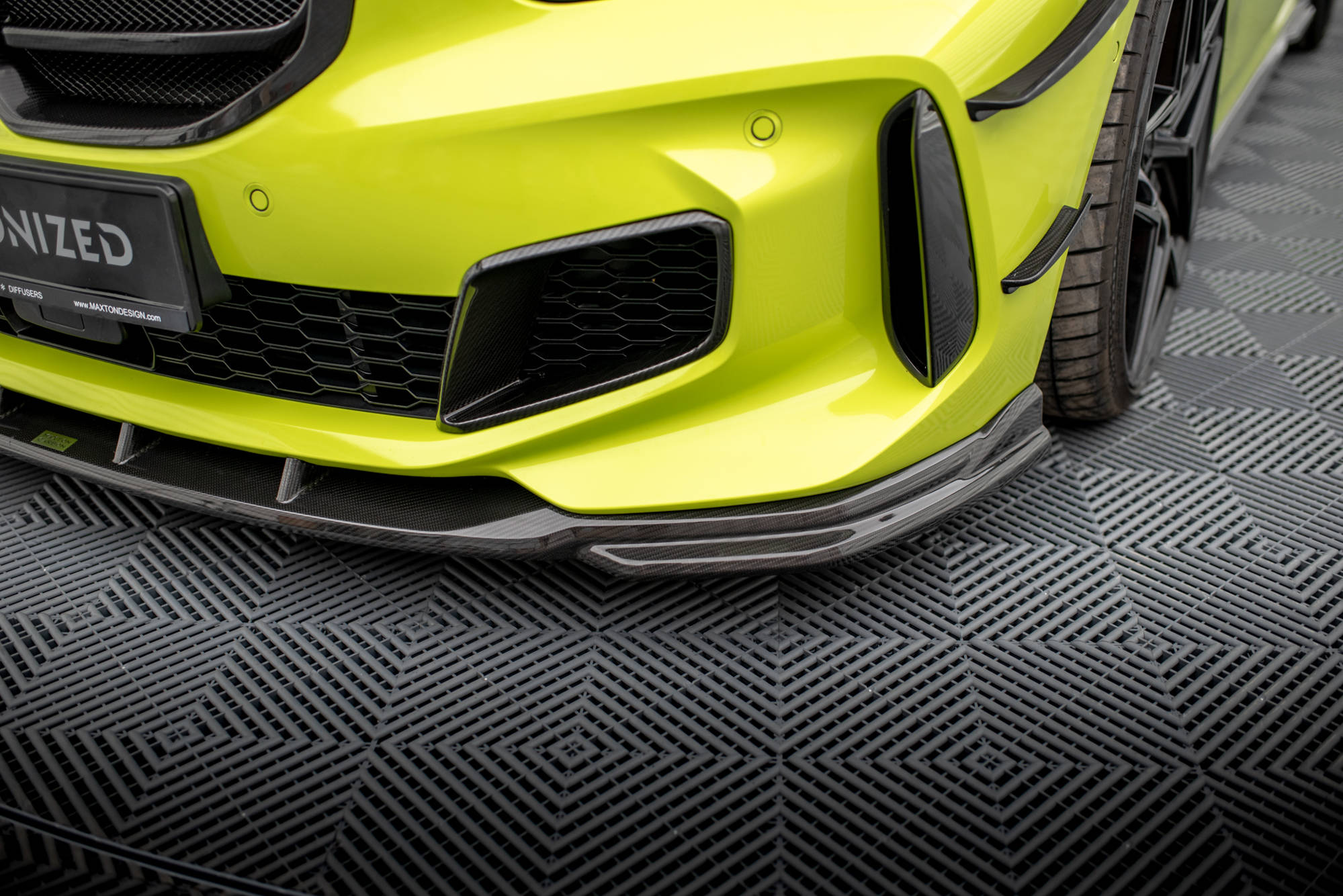 Carbon Fiber Front Splitter BMW 1 F40 M-Pack / M135i - 4