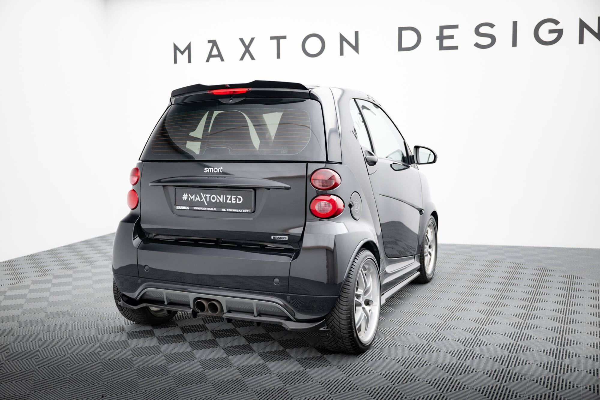 Spoiler CAP Brabus Smart Fortwo C451 Facelift - 2