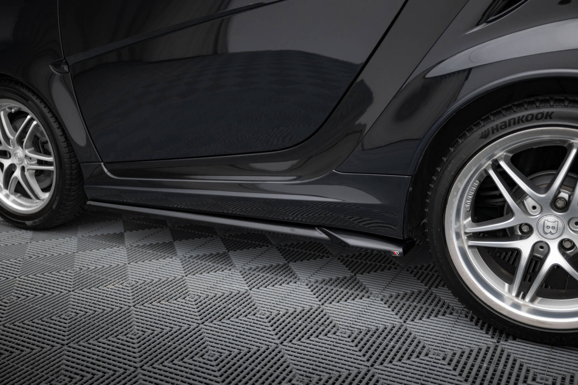 Side Skirts Diffusers Brabus Smart Fortwo C451 Facelift - 4