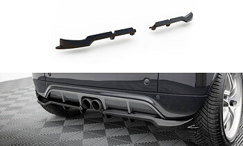 Rear Splitter (Vertical Bars) Brabus Smart Fortwo C451 Facelift