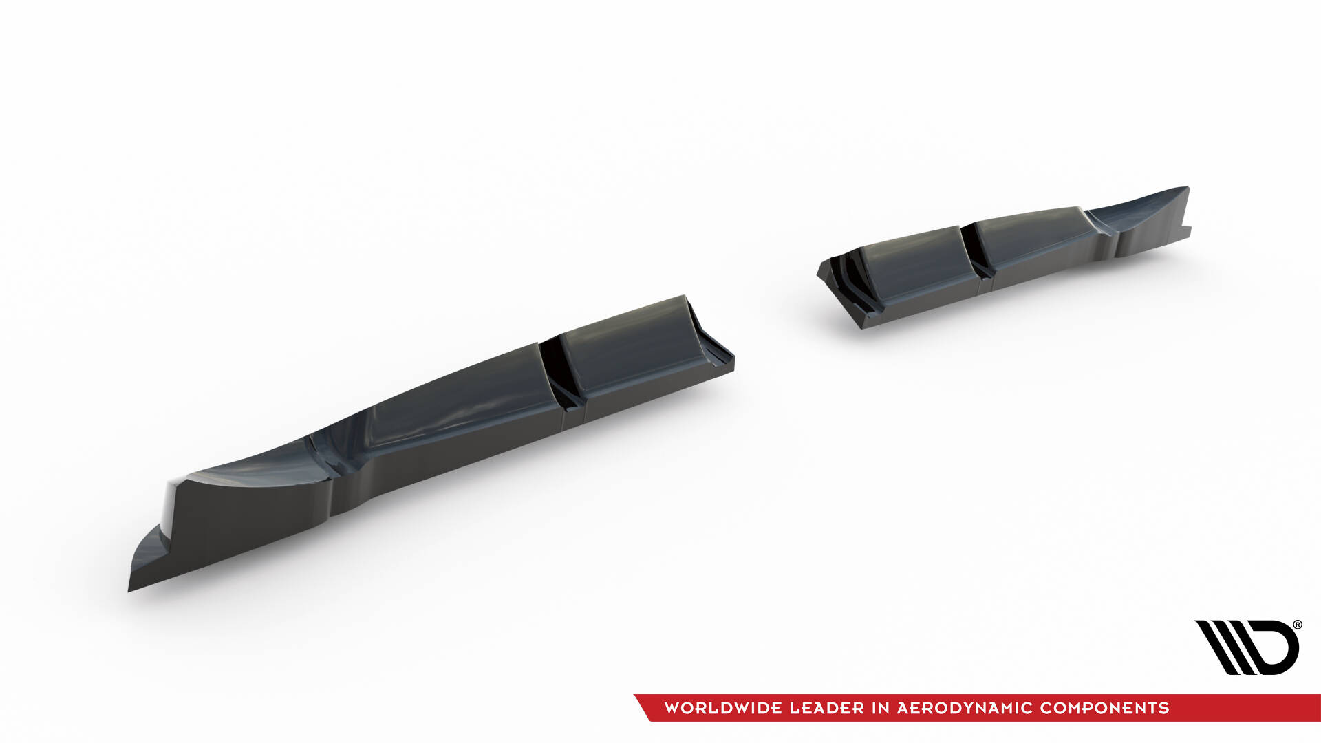 Rear Splitter (Vertical Bars) Brabus Smart Fortwo C451 Facelift - 6