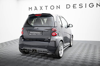 Rear Splitter (Vertical Bars) Brabus Smart Fortwo C451 Facelift