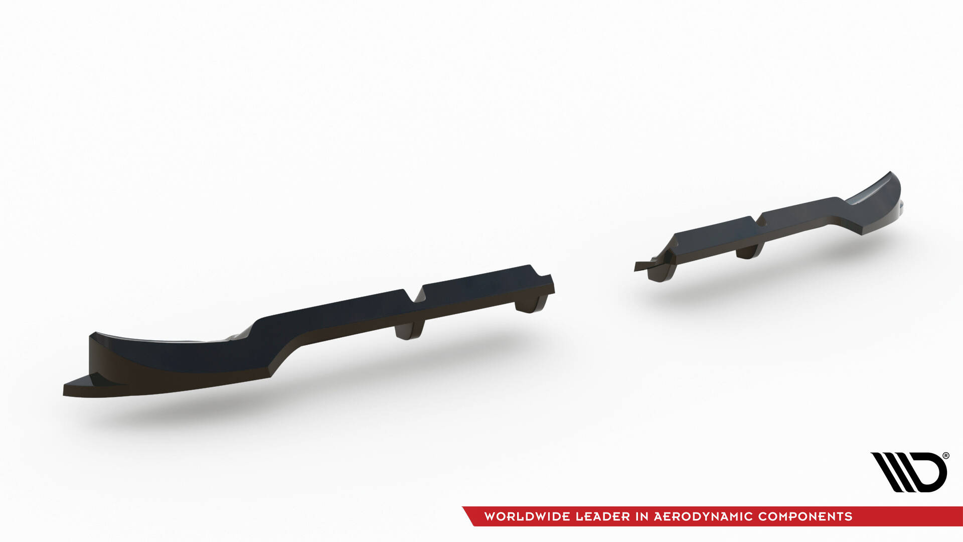 Rear Splitter (Vertical Bars) Brabus Smart Fortwo C451 Facelift - 5
