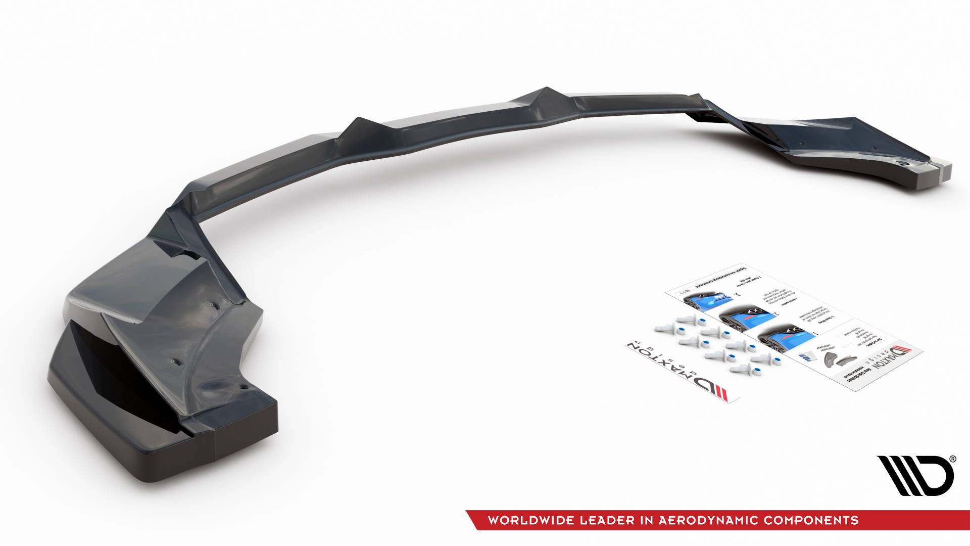 Central Rear Splitter Chevrolet Corvette C8 - 6