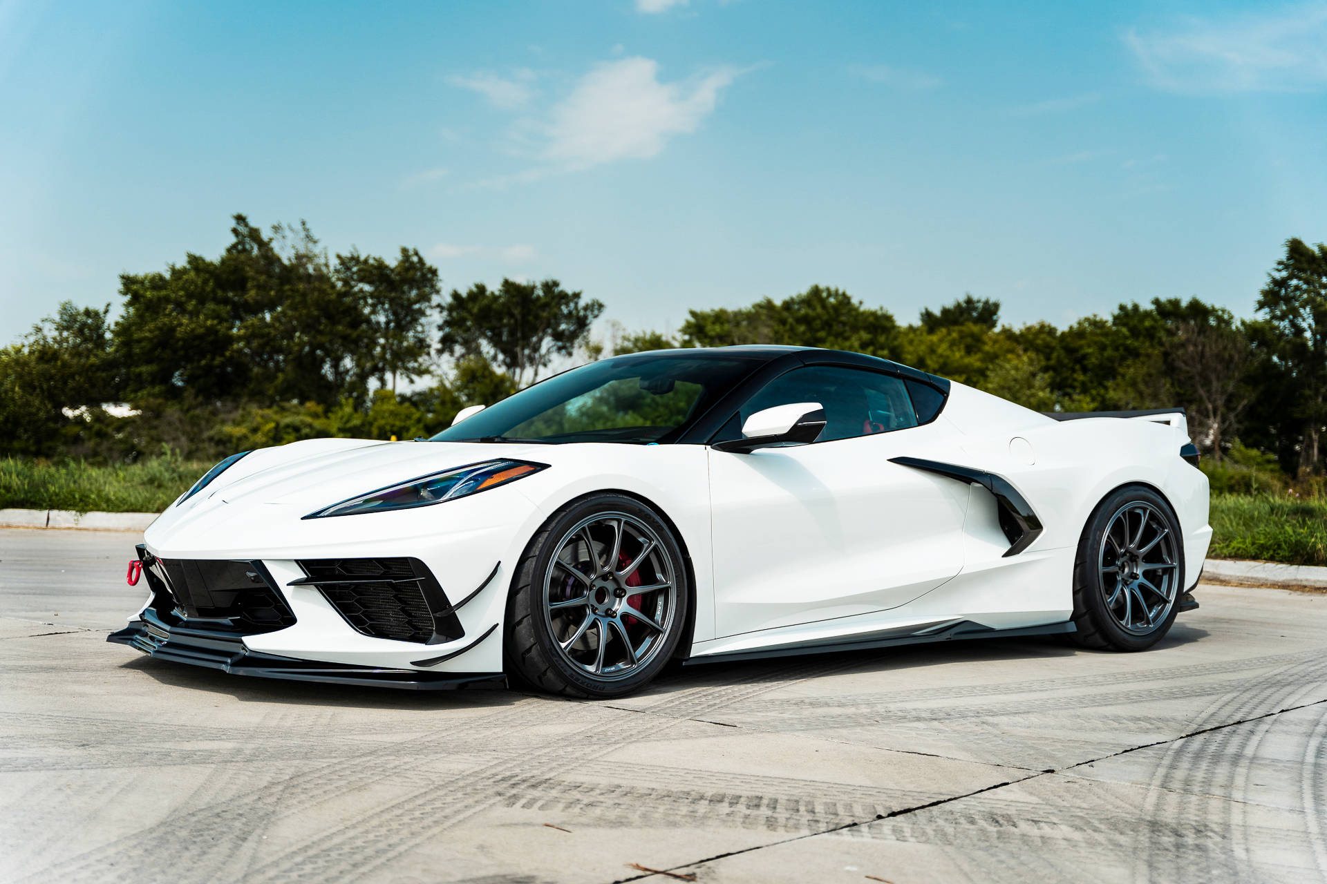 Side Skirts Diffusers Chevrolet Corvette C8 - 2