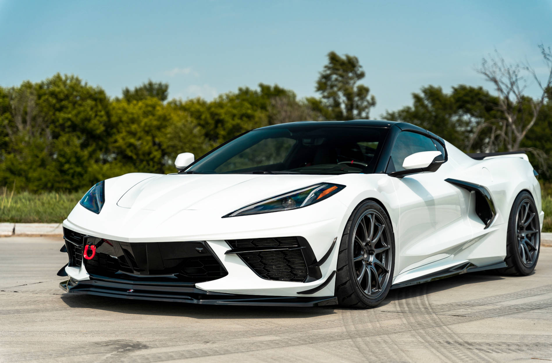 Front Splitter Chevrolet Corvette C8 (2020-) - 4