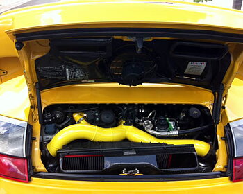 AGENCY POWER CARBON FIBER HIGH FLOW 3INCH Y-PIPE KIT PORSCHE 996 TT/GT2 01-05