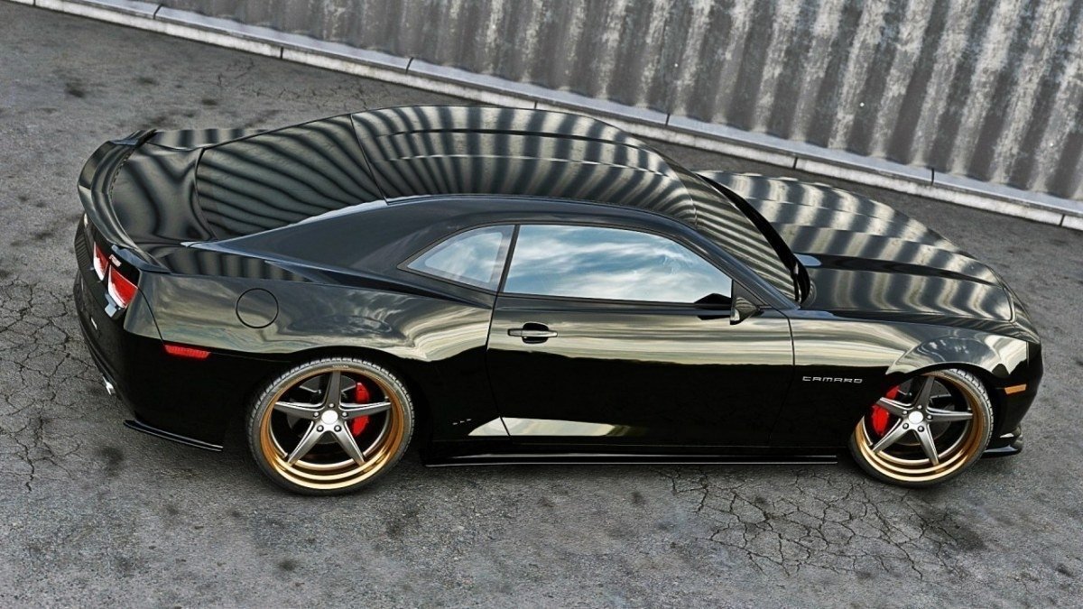 Rear Side Splitters Chevrolet Camaro V SS - EU Version (Preface) (2009-13) - 3