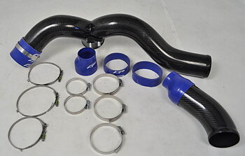 AGENCY POWER CARBON FIBER 3 INCH Y-PIPE PORSCHE PANAMERA TURBO 10-14