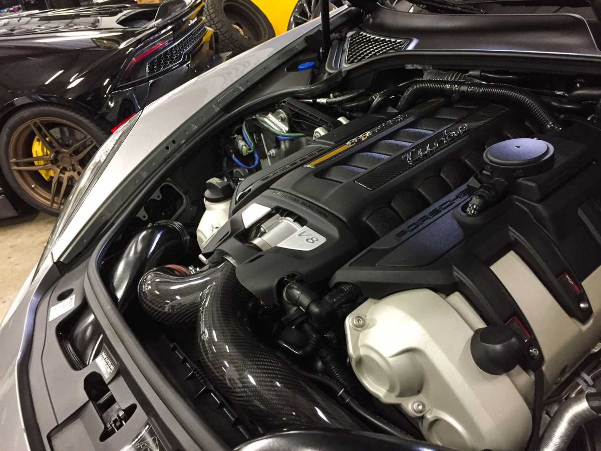 AGENCY POWER CARBON FIBER 3 INCH Y-PIPE PORSCHE PANAMERA TURBO 10-14 - 3