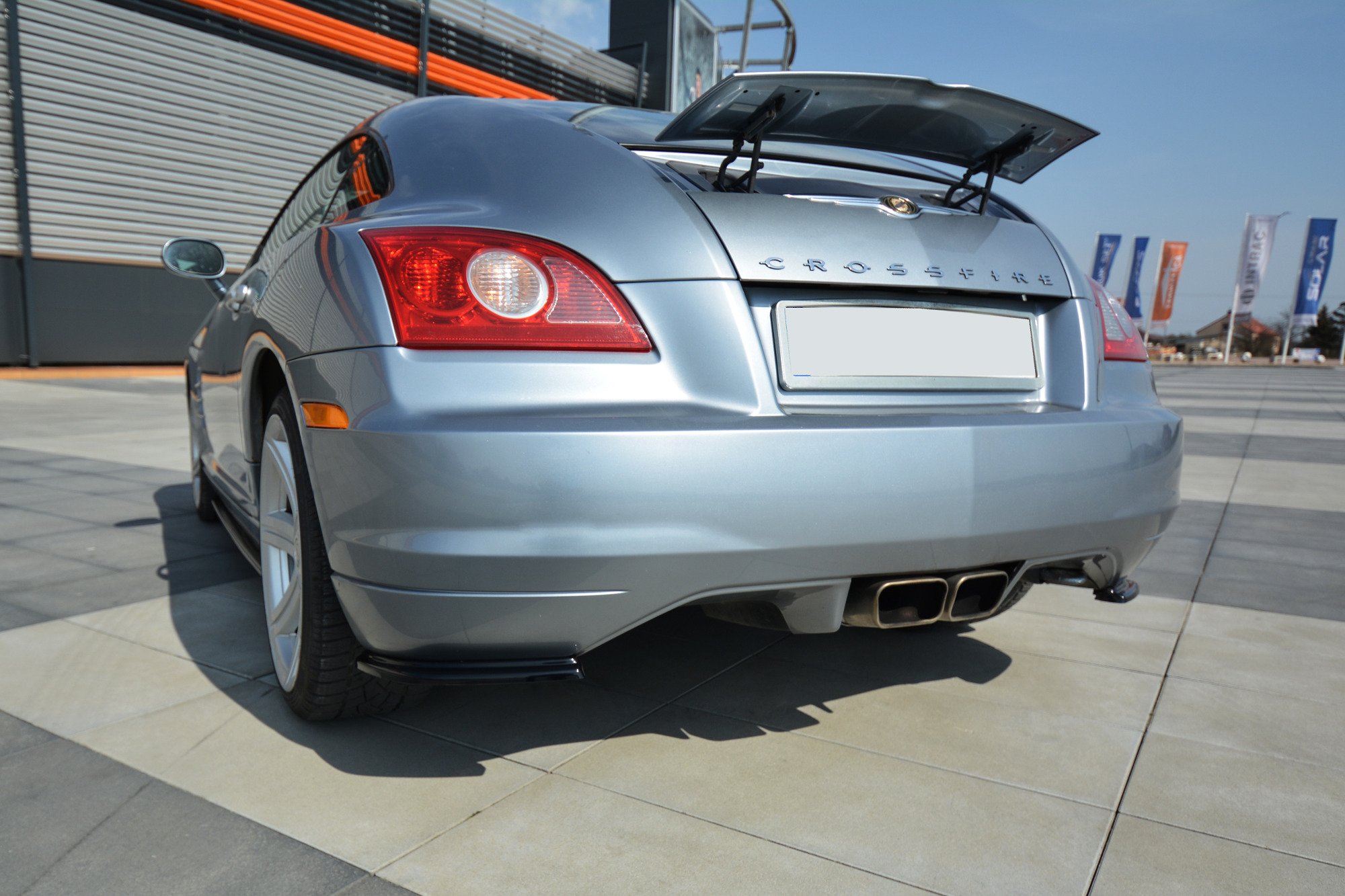 Rear Side Splitters Chrysler Crossfire (2003-07)