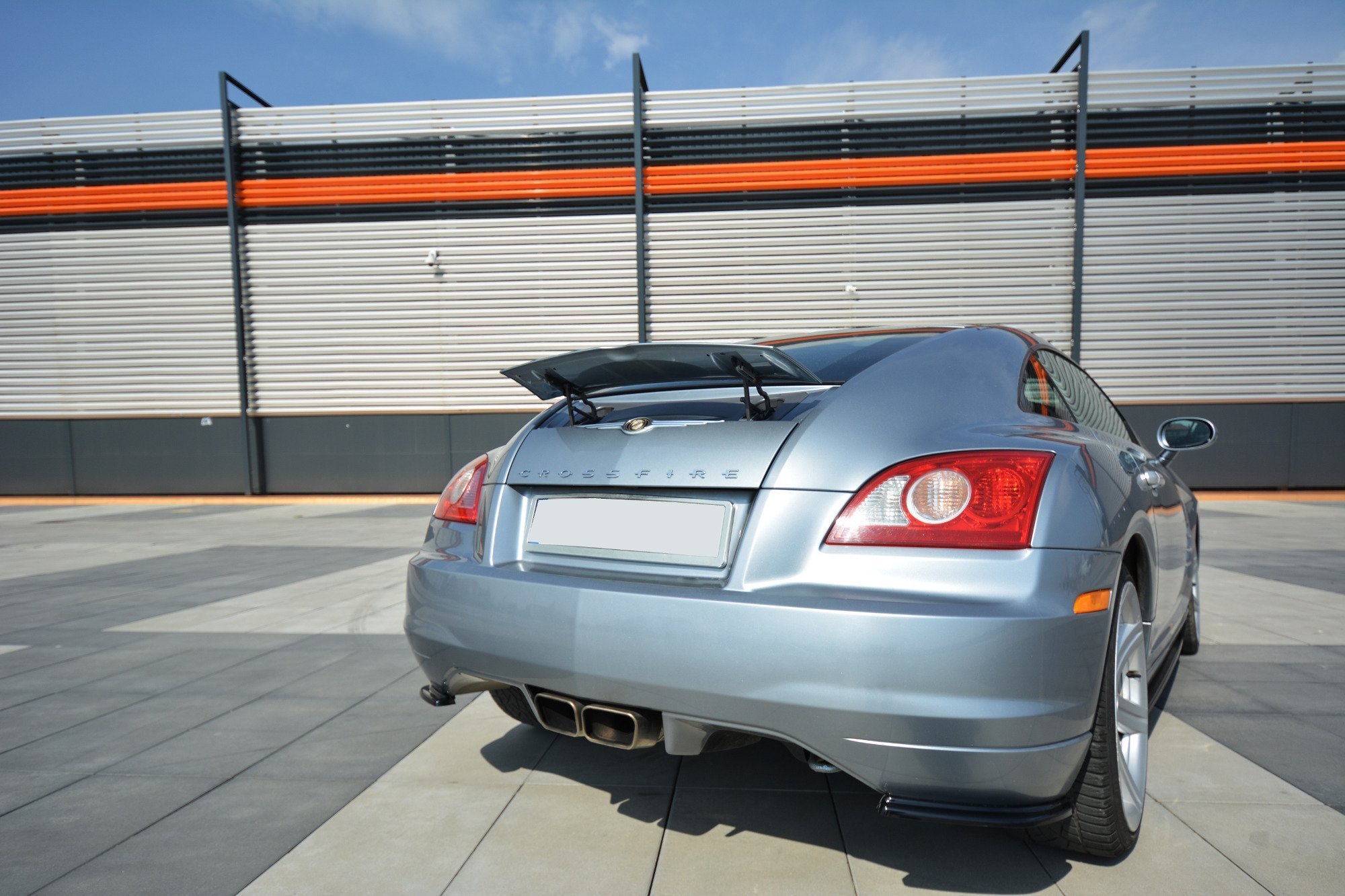 Rear Side Splitters Chrysler Crossfire (2003-07) - 2