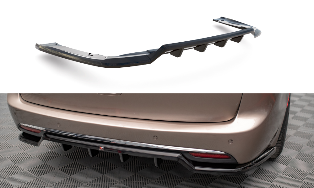 Central Rear Splitter (Vertical Bars) Chrysler Pacifica Mk2