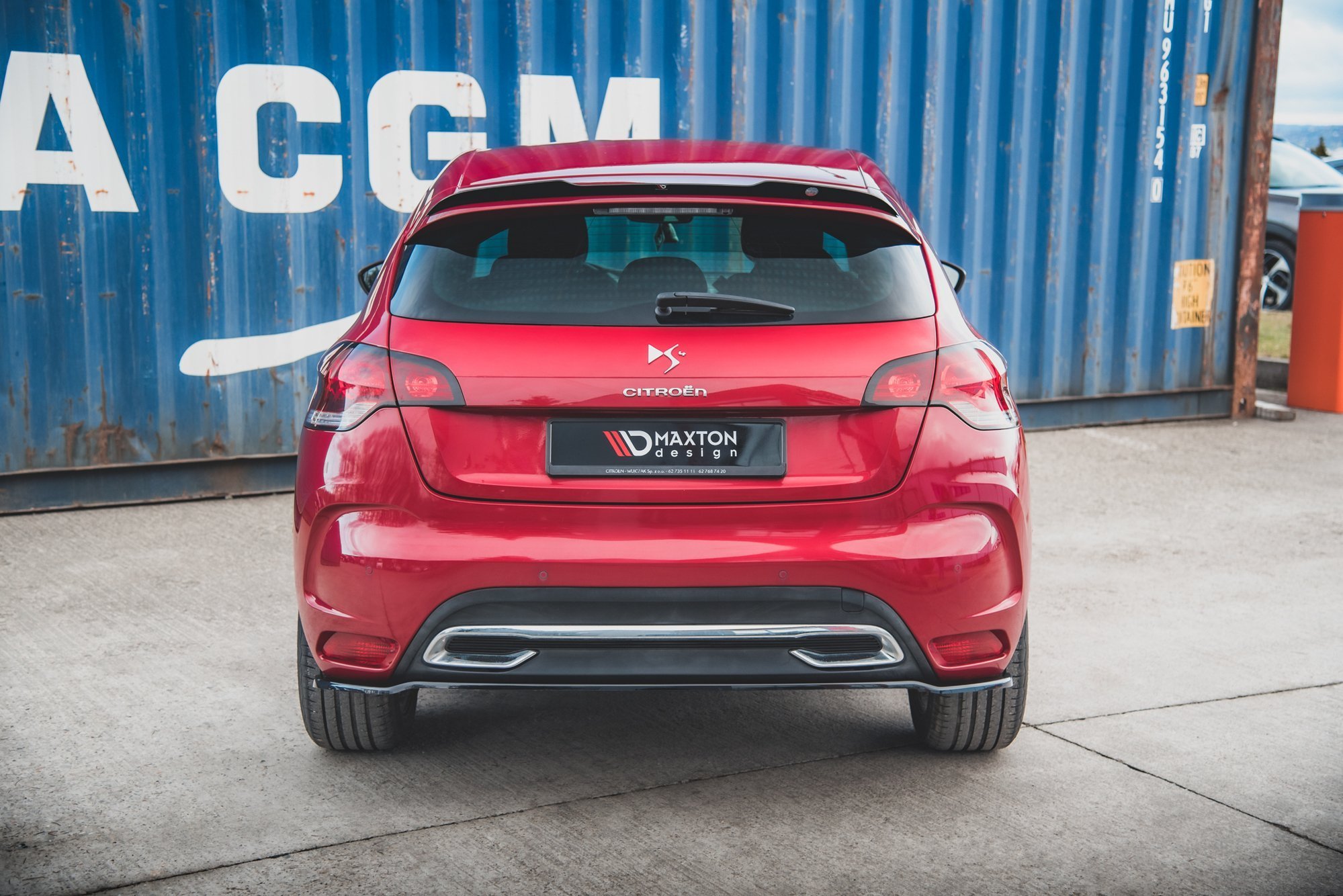 Central Rear Splitter Citroen DS4 (2011-2015) - 4