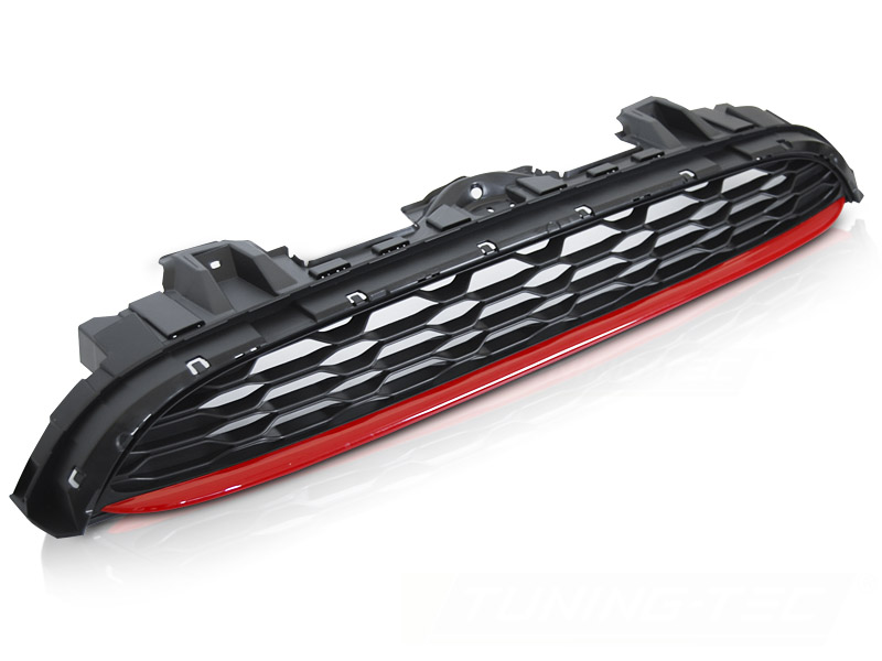 GRILL SPORT SVART RÖD TILL MINI COOPER F55 F56 F57 2014-2021