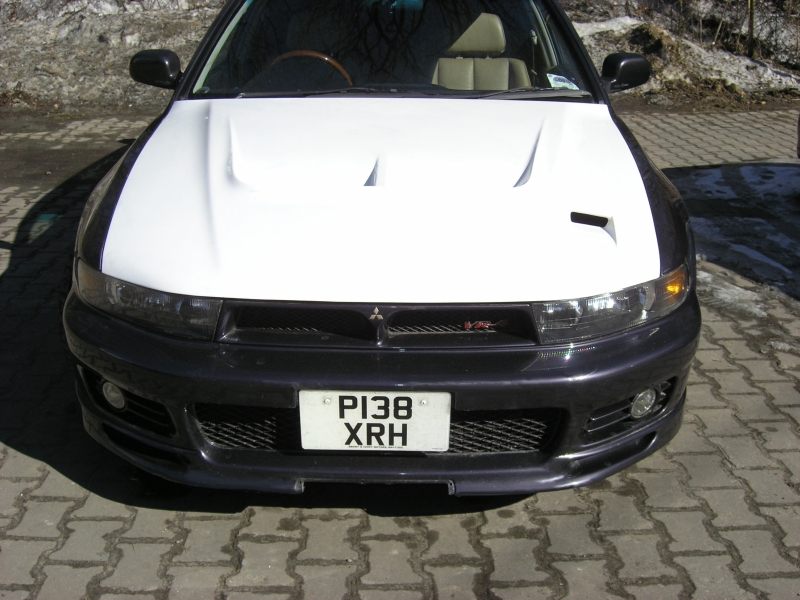 MITSUBISHI GALANT 96-03 EVO STYLE FIBERGLASS HOOD [AUTOR]