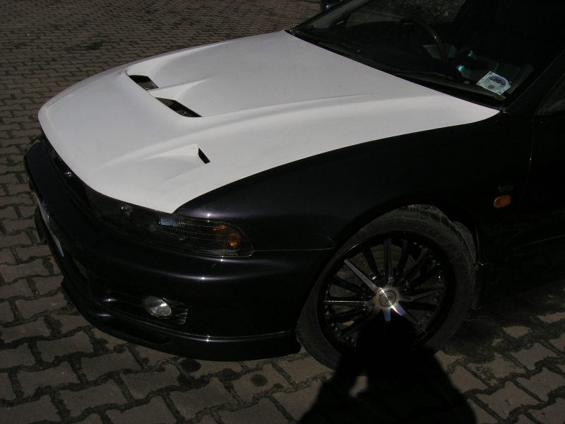 MITSUBISHI GALANT 96-03 EVO STYLE FIBERGLASS HOOD [AUTOR] - 2